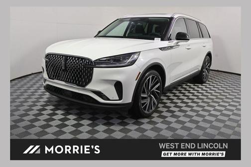 Pristine White Metallic Tri-Coat 2026 Lincoln Aviator Reserve AWD