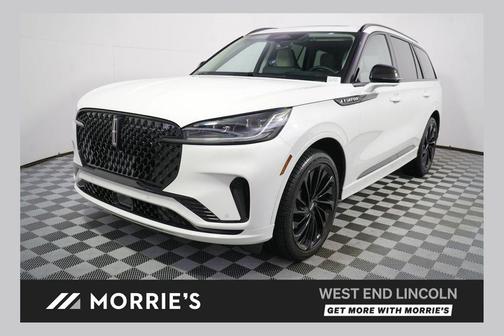 Pristine White Metallic Tri-Coat 2026 Lincoln Aviator Reserve AWD