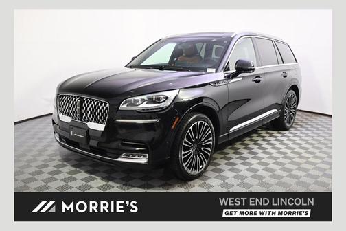 Infinite Black Metallic Clearcoat 2023 Lincoln Aviator Black Label AWD