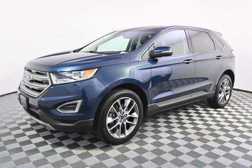 Blue Jeans Metallic 2017 Ford Edge Titanium