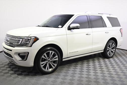 Star White Metallic Tri-Coat 2020 Ford Expedition Platinum