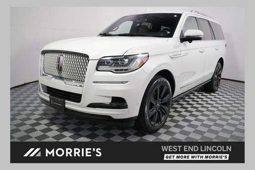 Pristine White Metallic Tri-Coat 2022 Lincoln Navigator Reserve
