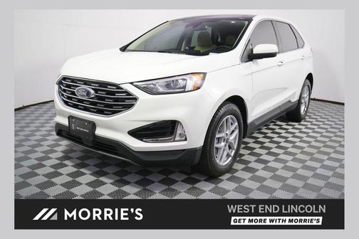 Star White Metallic Tri-Coat 2022 Ford Edge SEL