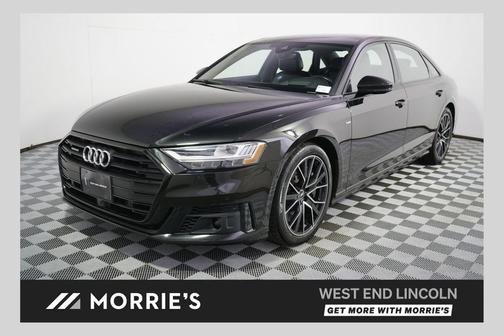 Mythos Black Metallic 2021 Audi A8 L 60