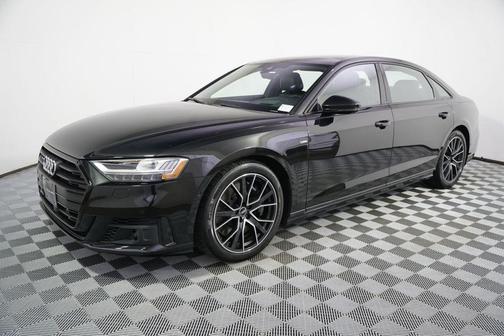 Mythos Black Metallic 2021 Audi A8 L 60