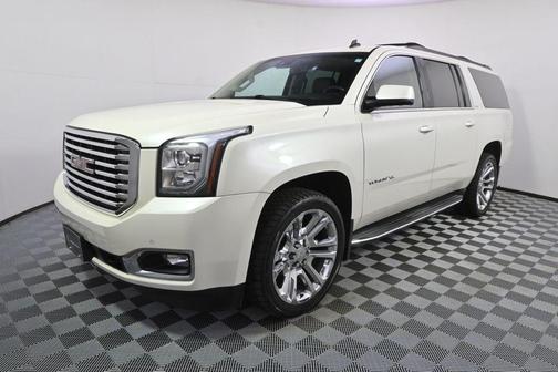 White Diamond Tricoat 2015 GMC Yukon XL 1500 SLT