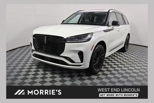 Pristine White Metallic Tri-Coat 2026 Lincoln Aviator Reserve AWD