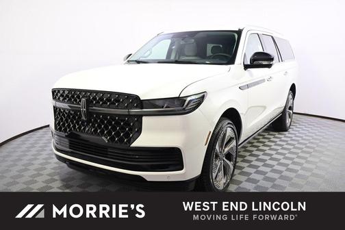 White Metallic 2026 Lincoln Navigator Black Label