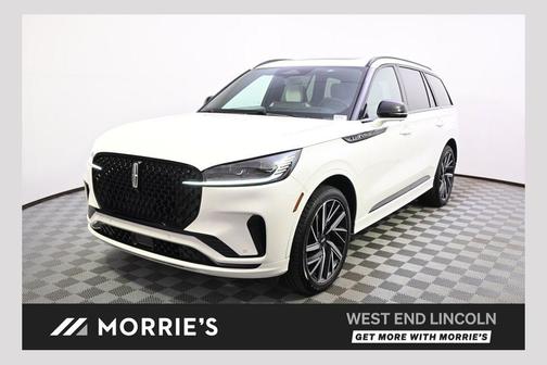 PRISTINE WHITE MET 3C 2026 Lincoln Aviator Black Label AWD
