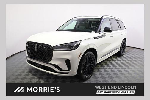 Pristine White Metallic Tri-Coat 2026 Lincoln Aviator Reserve AWD