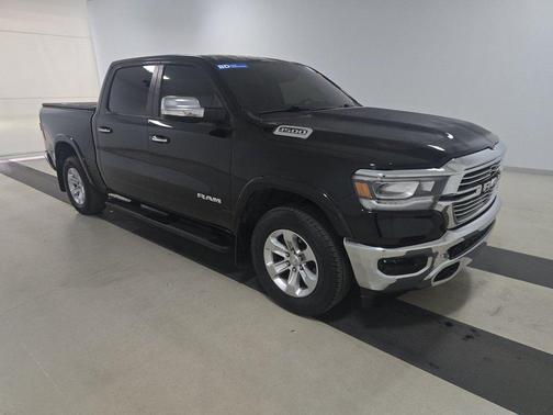 Black Forest Green Pearlcoat 2019 RAM 1500 Laramie 4x4 Crew Cab 5'7" Box