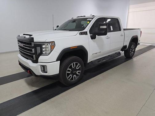 Summit White 2021 GMC Sierra 2500 4WD Crew Cab 159" AT4