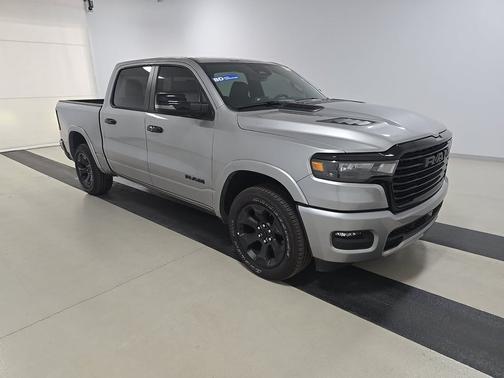 Billet Silver Metallic Clearcoat 2025 RAM 1500 Laramie 4x4 Crew Cab 5'7" Box