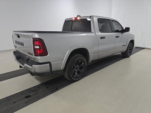 Billet Silver Metallic Clearcoat 2025 RAM 1500 Laramie 4x4 Crew Cab 5'7" Box