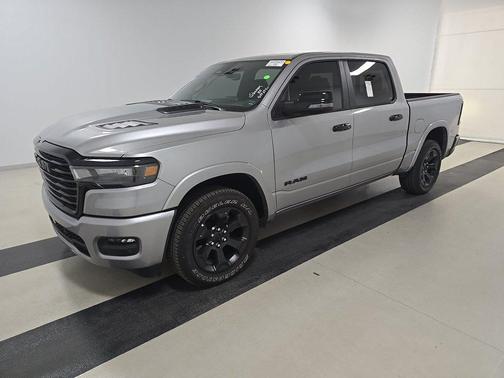 Billet Silver Metallic Clearcoat 2025 RAM 1500 Laramie 4x4 Crew Cab 5'7" Box