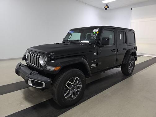 Black Clearcoat 2024 Jeep Wrangler Sahara 4 Door 4x4