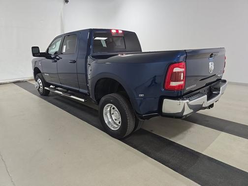 Patriot Blue Pearlcoat 2024 RAM 3500 Laramie 4x4 Mega Cab 6'4" Box