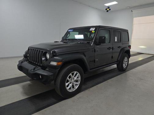 Granite Crystal Metallic Clearcoat 2023 Jeep Wrangler Sport S 4 Door 4x4