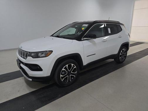 Bright White Clearcoat 2022 Jeep Compass Limited