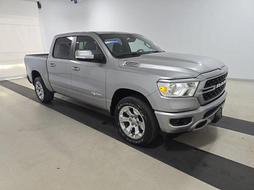 Billet Silver Metallic Clearcoat 2022 RAM 1500 Big Horn 4x4 Crew Cab 5'7" Box