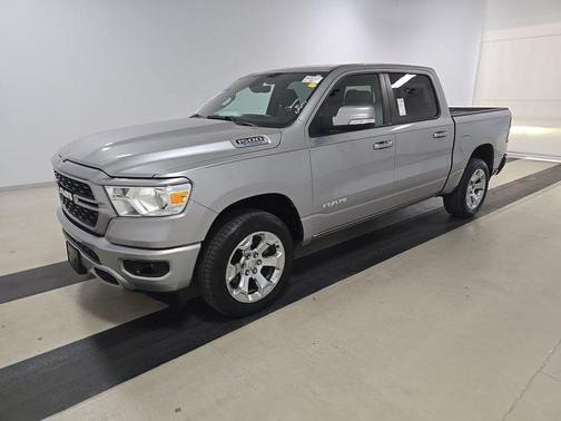 Billet Silver Metallic Clearcoat 2022 RAM 1500 Big Horn 4x4 Crew Cab 5'7" Box