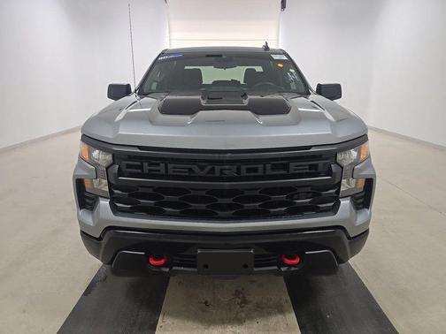 Sterling Gray Metallic 2024 Chevrolet Silverado 1500 4WD Crew Cab 147" Custom Trail Boss