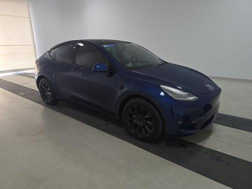 Deep Blue Metallic 2021 Tesla Model Y Long Range AWD