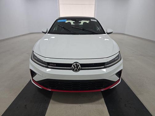 Pure White w/Deep Black Roof 2025 Volkswagen Jetta GLI Autobahn Manual