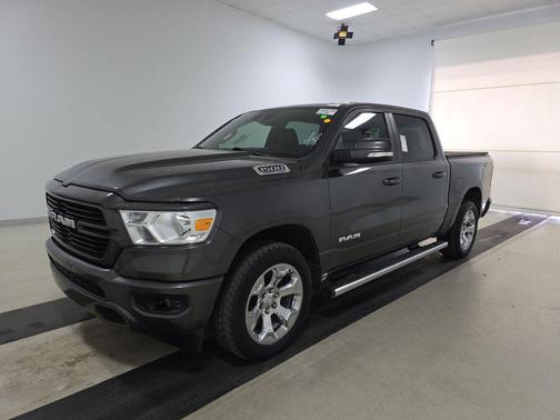 Granite Crystal Metallic Clearcoat 2021 RAM 1500 Big Horn 4x4 Crew Cab 5'7" Box