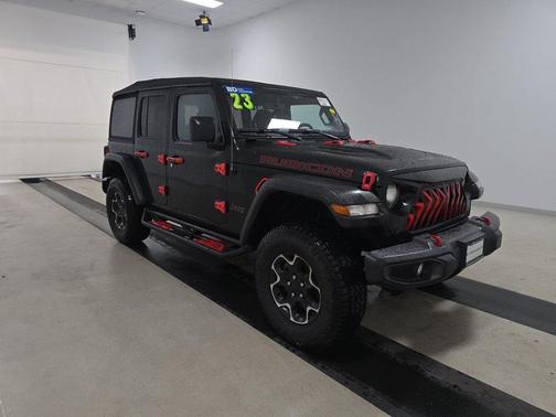 Black Clearcoat 2023 Jeep Wrangler Rubicon 4 Door 4x4