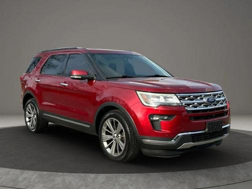 Red 2018 Ford Explorer Limited