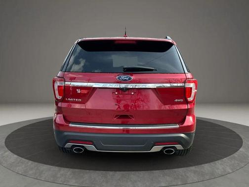 Red 2018 Ford Explorer Limited