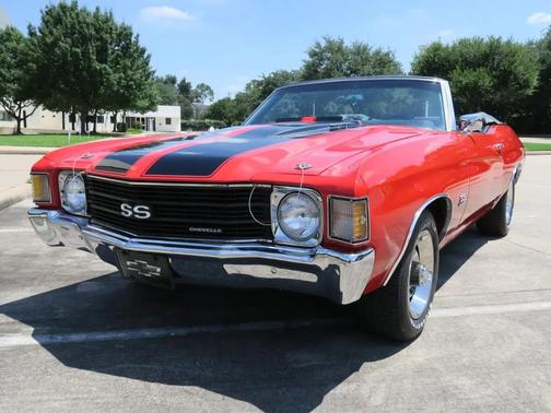 Red 1972 Chevrolet Chevelle Convertible