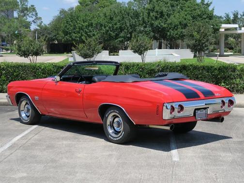 Red 1972 Chevrolet Chevelle Convertible