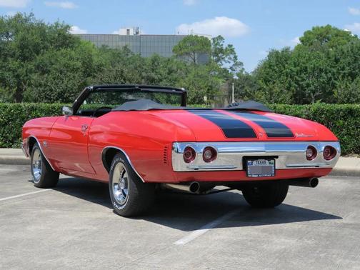 Red 1972 Chevrolet Chevelle Convertible