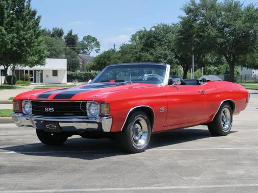 Red 1972 Chevrolet Chevelle Convertible