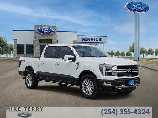 STAR WHITE METALLIC TRICOAT 2024 Ford F-150 KING RANCH