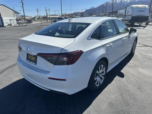 Platinum White Pearl 2026 Honda Civic LX