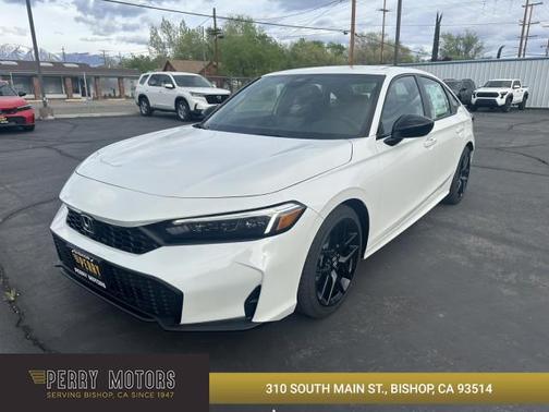 Platinum White Pearl 2026 Honda Civic Sport