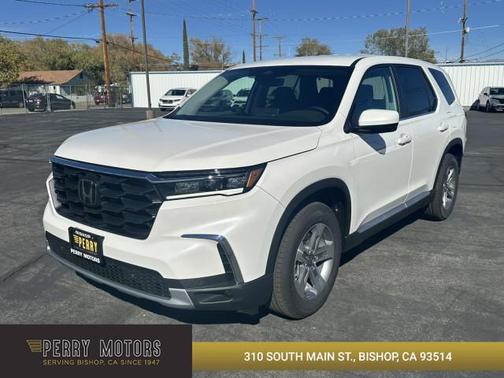 Platinum White Pearl 2025 Honda Pilot EX-L SUV