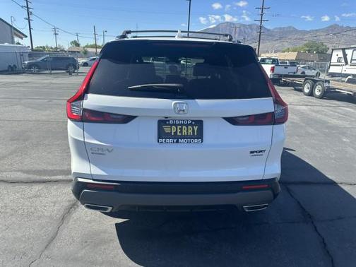 Platinum White Pearl 2025 Honda CR-V Hybrid Sport Touring AWD