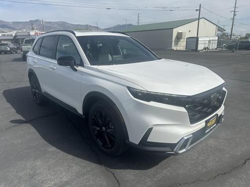 Platinum White Pearl 2026 Honda CR-V Hybrid Sport Touring AWD