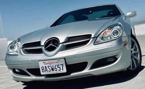 Diamond Silver Metallic 2007 Mercedes-Benz SLK-Class SLK350 Roadster