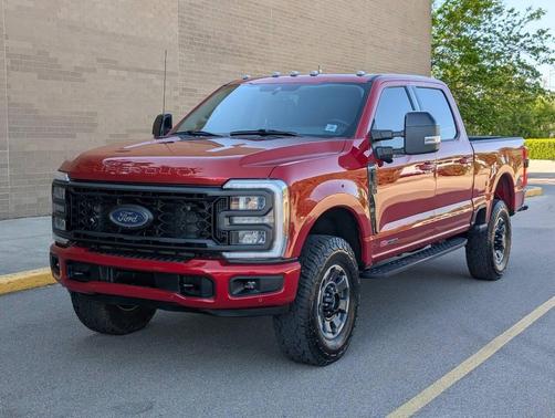 Rapid Red 2024 Ford F-250 Lariat 4x4 4dr Crew Cab 6.8 ft. SB Pickup