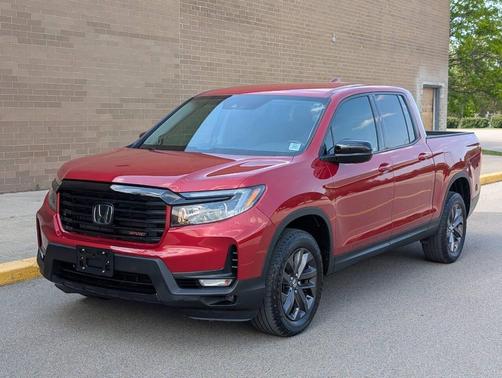 Red 2021 Honda Ridgeline Sport