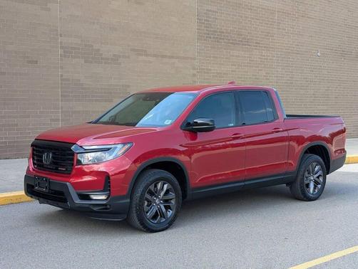 Red 2021 Honda Ridgeline Sport