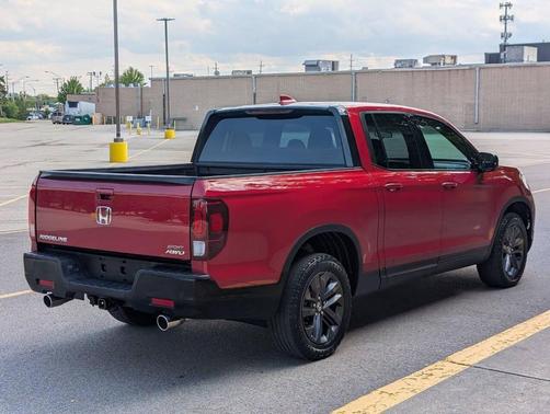 Red 2021 Honda Ridgeline Sport