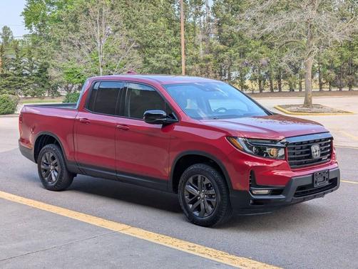 Red 2021 Honda Ridgeline Sport