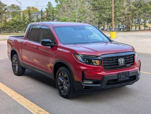 Red 2021 Honda Ridgeline Sport