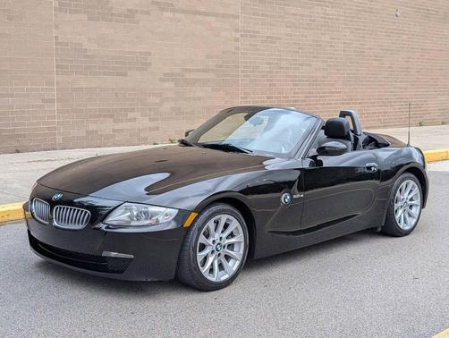 Black 2007 BMW Z4 3.0si Roadster